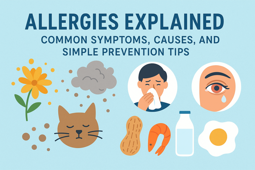 Allergies Explained: Common Symptoms, Causes, and Simple Prevention Tips